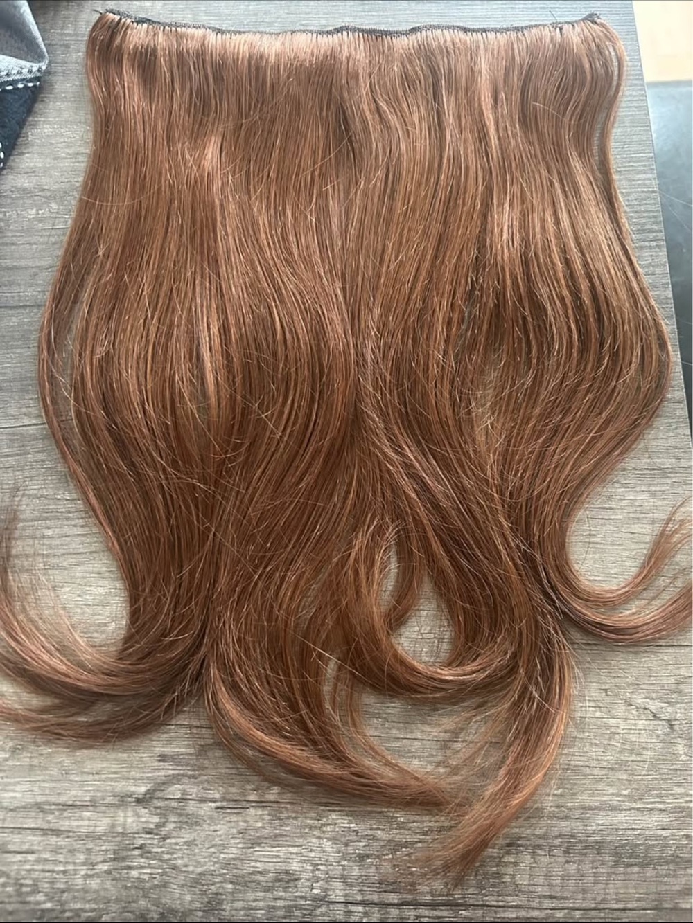 Natural Light Brown Clip-In HumanExtension Halo
